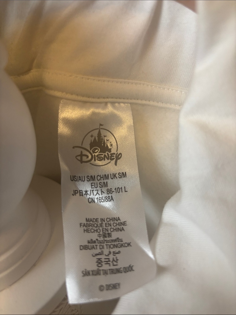 White Plush Cat Hoodie with Pink Accents - Picture 9 of 10
